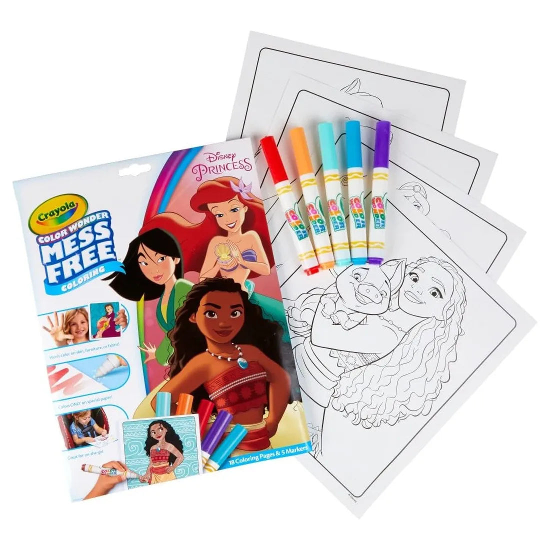 Crayola Mess Free Coloring Book: Disney Princess