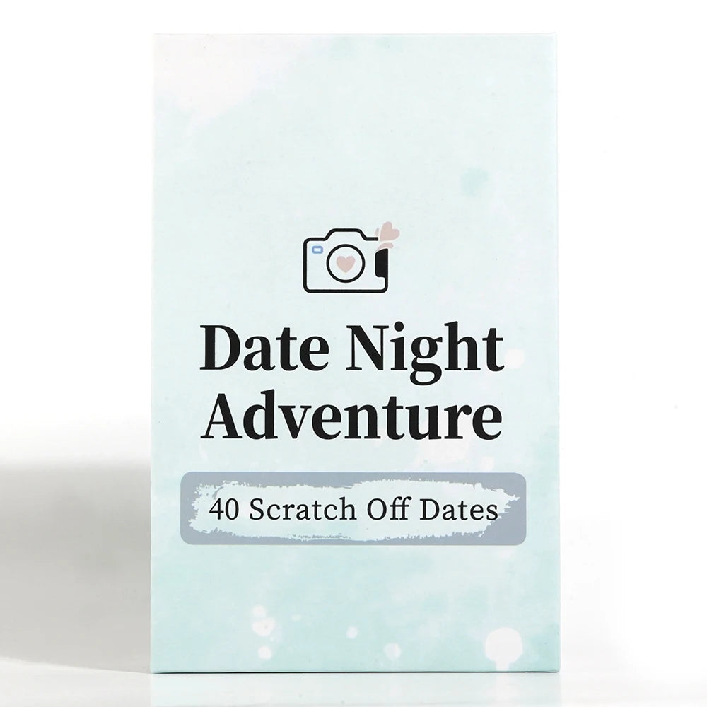 40 Date Scratch Off Cards: Date Night Advanture