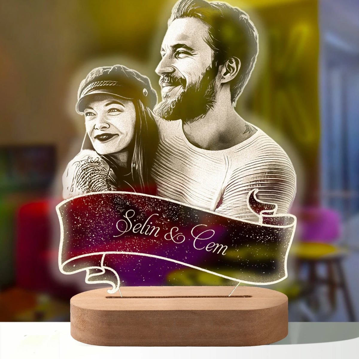 Personalized 3D Photo Lamp (Different Variations)