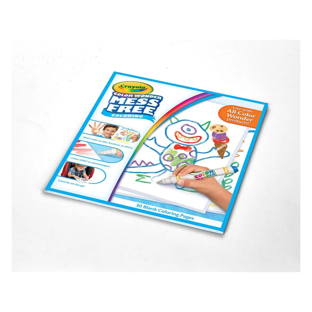 Crayola Mess Free Coloring Book: 30-Page Freehand Drawing and Painting