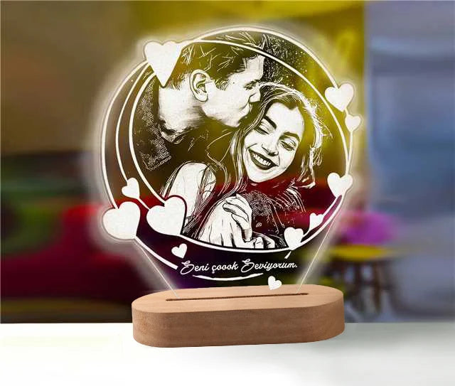 Personalized 3D Photo Lamp (Different Variations)