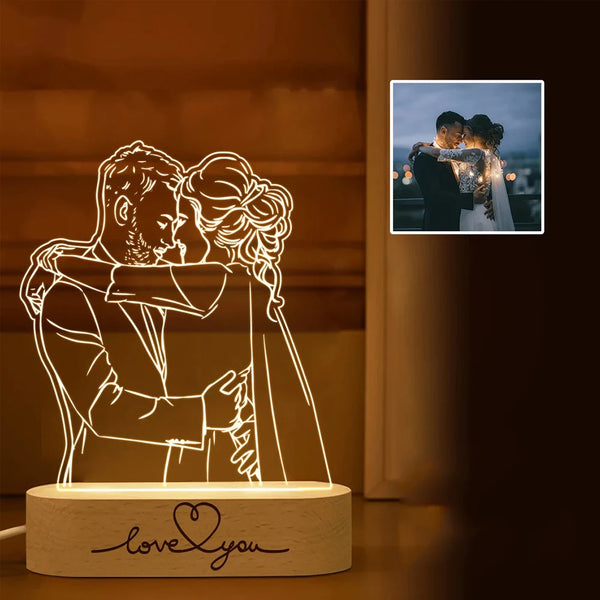 Personalized 3D Photo Lamp (Different Variations)