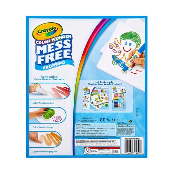 Crayola Mess Free Coloring Book: 30-Page Freehand Drawing and Painting