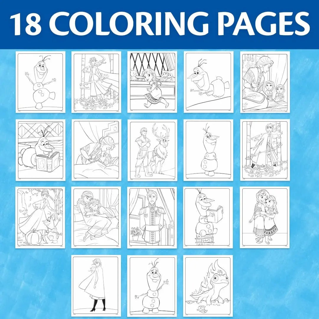 Crayola Mess Free Coloring Book: Disney Frozen