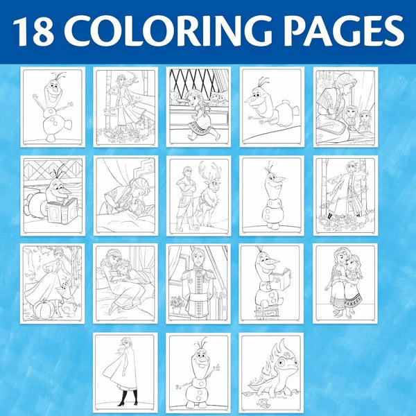 Crayola Mess Free Coloring Book: Disney Frozen