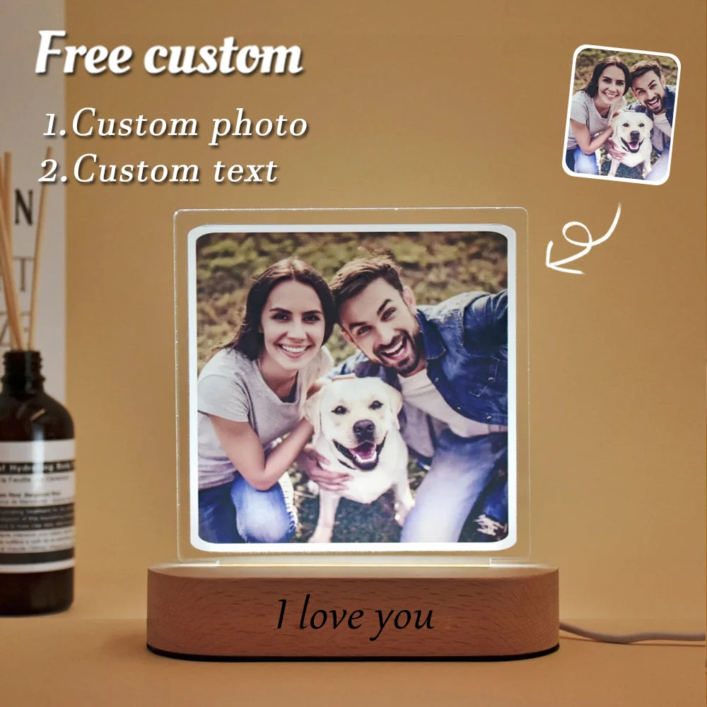 Personalized 3D Photo Lamp (Different Variations)