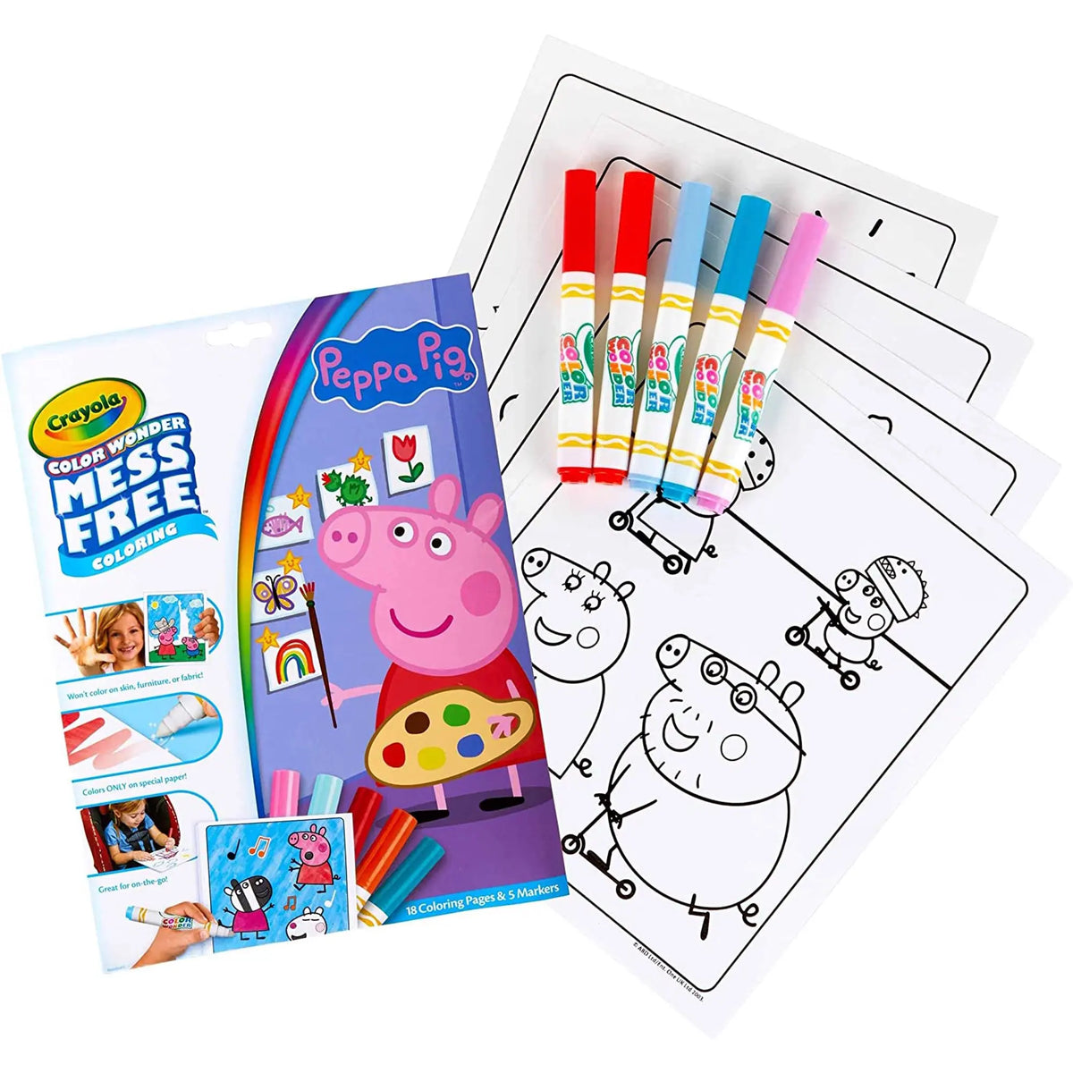 Crayola Mess Free Coloring Book: Peppa Pig