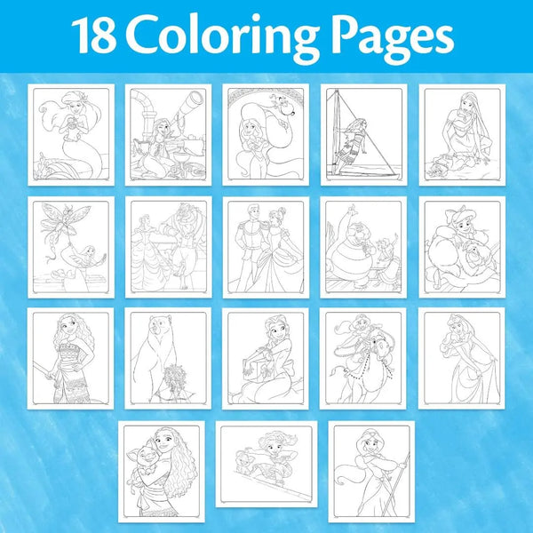 Crayola Mess Free Coloring Book: Disney Princess