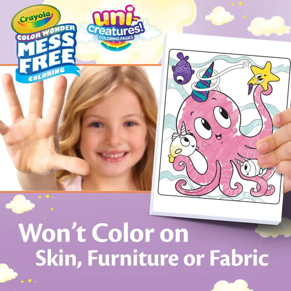 Crayola Mess Free Coloring Book: Uni-Creatures