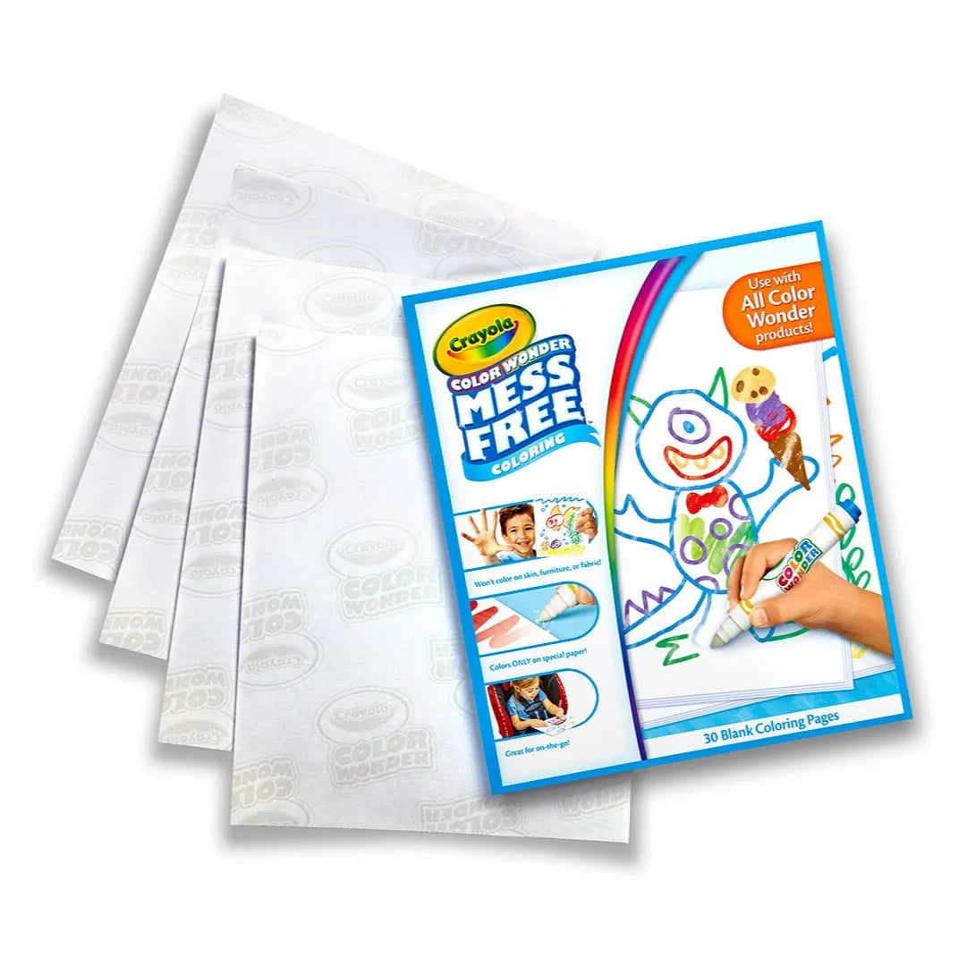 Crayola Mess Free Coloring Book: 30-Page Freehand Drawing and Painting