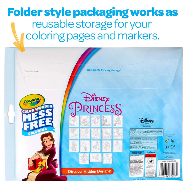 Crayola Mess Free Coloring Book: Disney Princess